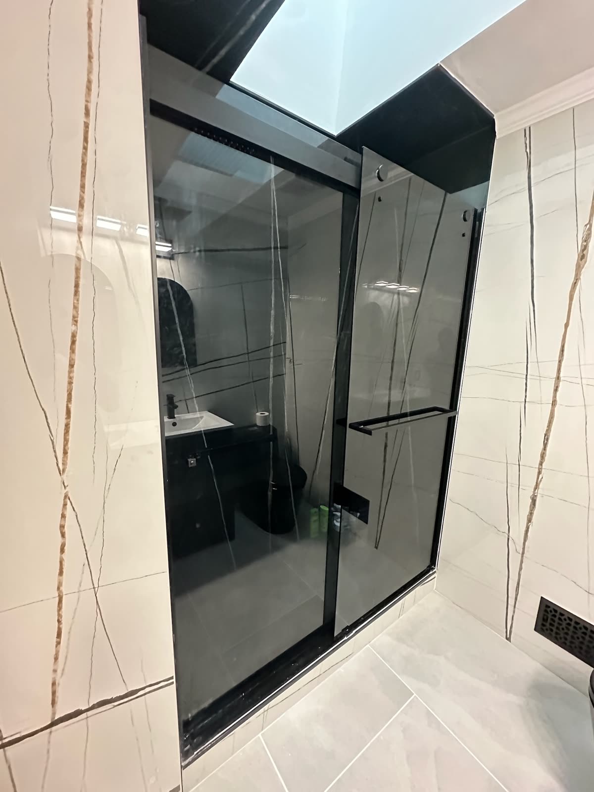 Bathroom remodel detail completed by ARCED General Services